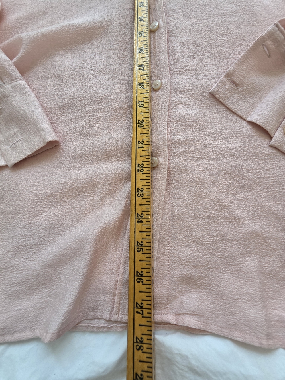 H&M Pale Pink Button-Down Shirt. Size XXL - Picture 2 of 6